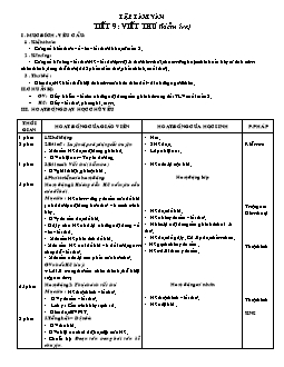 Giáo án lớp 4 tuần 5 môn Tập làm văn - Tiết 9: Viết thư (kiểm tra)