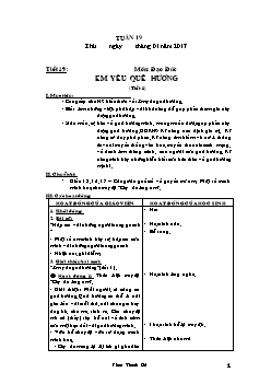 Giáo án lớp 5 môn Đạo đức - Học kì II