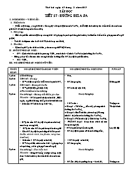 Giáo án Tập đọc 4 - Tuần 29 - Tiết 57 + 58