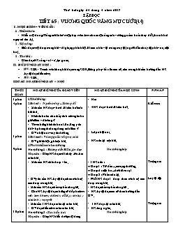 Giáo án Tập đọc 4 - Tuần 33 - Tiết 65 + 66