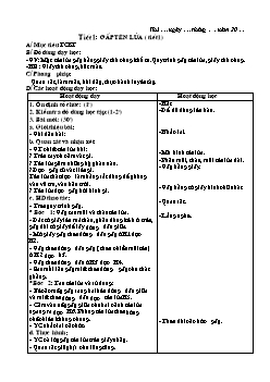 Giáo án Thủ công 2 cả năm