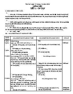 Giáo án Tiếng Việt 4 tuần 18