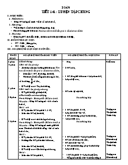 Giáo án Toán 4 tuần 29