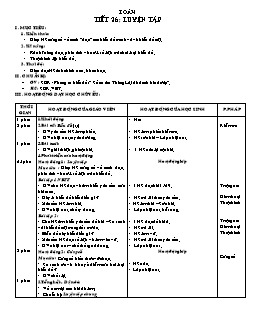 Giáo án Toán 4 tuần 6