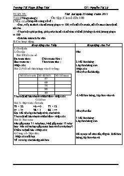 Giáo án tổng hợp lớp 1 - Trường TH Phạm Hồng Thái - Tuần 35 (buổi chiều)