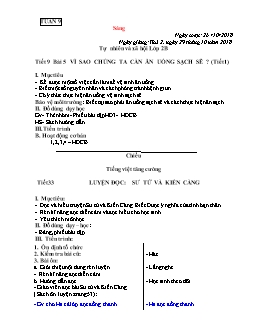 Giáo án tổng hợp lớp 2 - Tuần 9