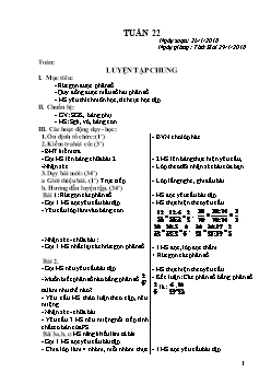 Giáo án Tuần 22 Lớp Bốn