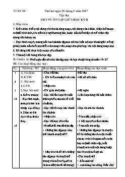 Giáo án Tuần 28 Lớp 4