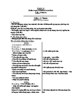 Giáo án Tuần 29 - Lớp II