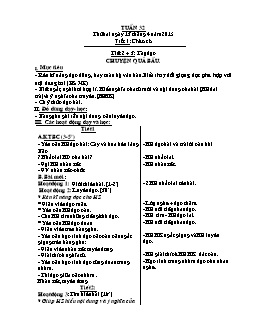 Giáo án Tuần 32 - Lớp II