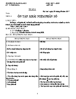 Giáo án các môn khối 5 - Trường TH Dang Kang I - Tuần 1