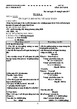 Giáo án các môn khối 5 - Trường TH Dang Kang I - Tuần 4