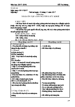 Giáo án các môn khối 5 - Tuần học 11 (buổi chiều)