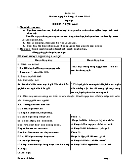 Giáo án các môn khối 5 - Tuần học 14