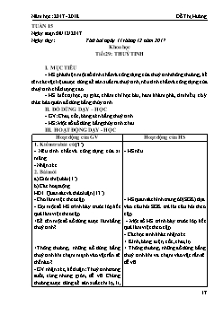 Giáo án các môn khối 5 - Tuần học 15 (buổi chiều)