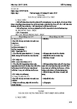 Giáo án các môn khối 5 - Tuần học 30