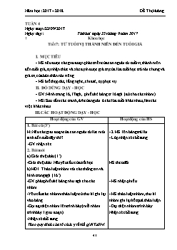 Giáo án các môn khối 5 - Tuần học 4 (buổi chiều)