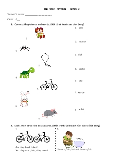 End-Term revision – Grade 2