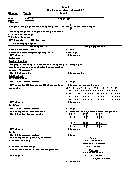 Giáo án dạy Lớp 3 Tuần 8