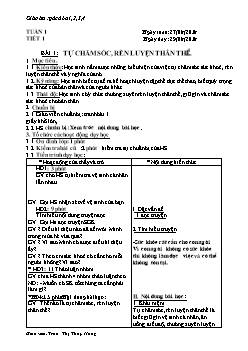 Giáo án Giáo dục công dân 6 cả năm - Giáo viên: Trần Thị Thúy Hồng