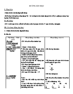 Giáo án Hướng dẫn học tuần 5 - Lớp 2