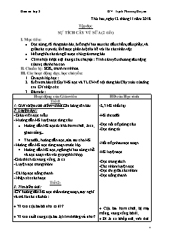 Giáo án Lớp 2 Tuần 12 - GV: Trịnh Phương Huyền