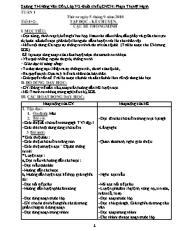 Giáo án Lớp 3 Tuần 1 - Trường TH Nông Văn Dền