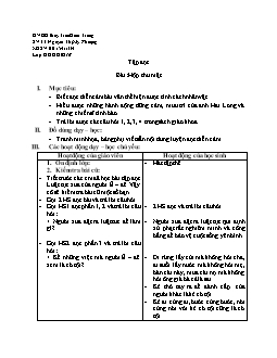 Giáo án lớp 5 môn Tập đọc - Bài: Hộp thư mật