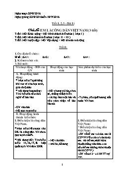 Giáo án môn Giáo dục công dân 6 cả năm