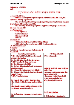 Giáo án môn Giáo dục công dân 6 trọn bộ 2 học kì