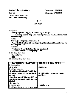 Giáo án Tập đọc 2: Voi nhà