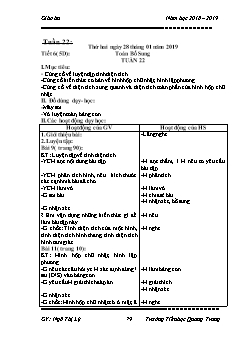 Giáo án tổng hợp lớp 5 - Tuần 22