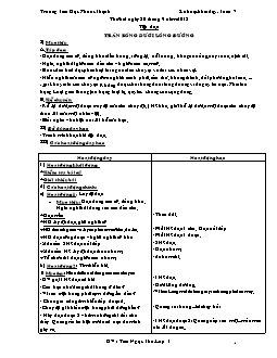 Kế hoạch bài dạy Tuần 7 - Lớp 3 - Trường Tiểu Học Phước Thạnh