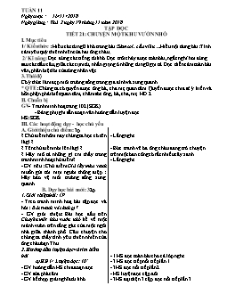 Thiết kế bài dạy tổng hợp các môn học lớp 5 - Tuần 11 năm 2018