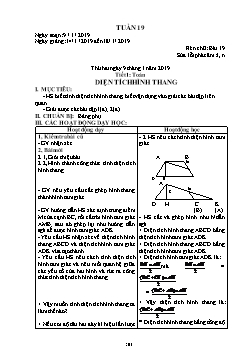 Thiết kế bài dạy tổng hợp các môn học lớp 5 - Tuần 19 năm 2019