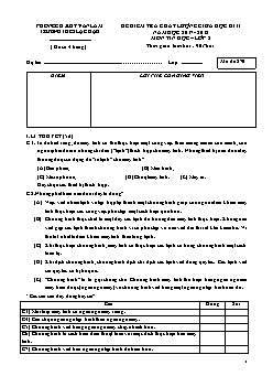 Bài kiểm tra chất lượng giữa học kì II năm học 2017 - 2018 môn Tin học lớp 8 - Mã đề 870