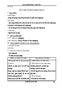 Giáo án bồi dưỡng Ngữ văn 7