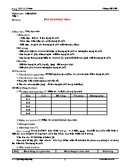 Giáo án Giáo dục công dân 8 - Trường THCS Cát Thành