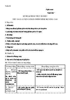 Giáo án môn Tin học khối 6 - Tuần 11 đến tuần 37