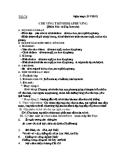 Giáo án Ngữ văn 7 tiết 74: Chương trình địa phương (phần văn và tập làm văn)