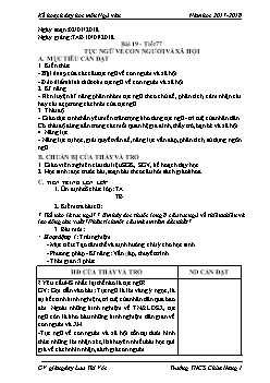 Giáo án Ngữ văn 7 - Tiết 77 đến 80