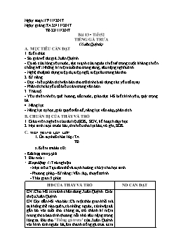 Giáo án Ngữ văn 7 - Tuần 15 - Tiết 52 đến 57