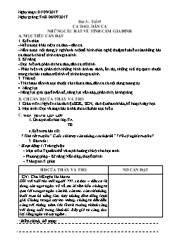 Giáo án Ngữ văn 7 - Tuần 3 - Tiết 9 đến 11