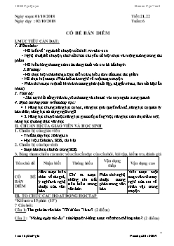 Giáo án Ngữ văn 8 tiết 21, 22: Cô bé bán diêm