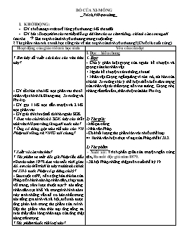 Giáo án Ngữ văn 9: Bố của Xi-Mông _Trích, Mô-pa-xăng