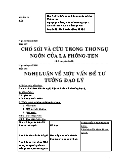 Giáo án Ngữ văn 9 tiết 108 đến 120