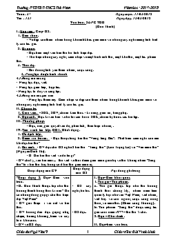 Giáo án Ngữ văn 9 - Tuần 27 - Trường PTDTBT-THCS Trà Nam