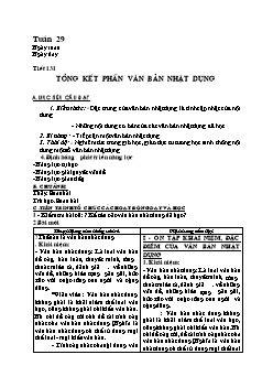 Giáo án Ngữ văn lớp 9 - Tuần 29