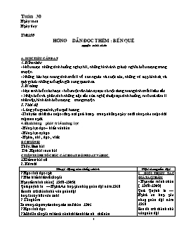 Giáo án Ngữ văn lớp 9 - Tuần 30