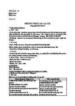 Giáo án Ngữ văn lớp 9 - Tuần 31